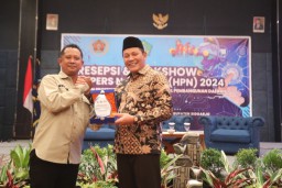 Hadiri Resepsi dan Talkshow HPN 2024, Subandi Minta PWI Sidoarjo Kawal Proses Pembangunan