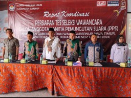 KPU Sumenep Gelar Rakor Jelang Pelaksanaan Tes Wawancara Calon PPS di Tiap Kecamatan