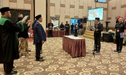 Panwascam Tingkat Kecamatan se Kabupaten Bojonegoro Dilantik, Djoko Lukito: Harus Jujur dan Netral