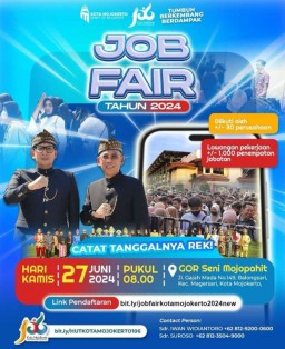 Job Fair Kota Mojokerto 2024, 1.328 Lowongan Kerja Menanti Pencari Kerja