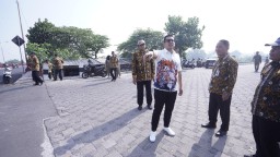 Pj Wali Kota Mojokerto Namai Jalan Balongcangkring-Rejoto Ir. Soekarno, Perkuat Wisata TBM 