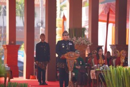 Upacara Hari Jadi Kota Mojokerto Ke-106, Unik dan Medok Tambah Kekidmatan Acara