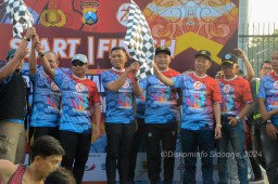 Hadiri Bhayangkara Fun Run 2024, Plt Bupati Sidoarjo Apresiasi Polresta Sidoarjo