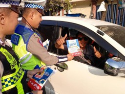 Polres Malang Terus Sosialisasi Keselamatan Berkendara Operasi Patuh Semeru 2024