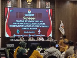 KPU Sidoarjo Gelar Sosialisasi PKPU No 8 Tahun 2024