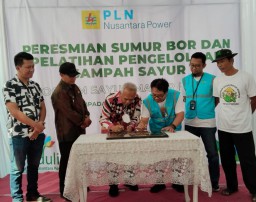 Berkat Sumur Bor dari PLN NP Gresik, Petani Sayur di Benjeng Tetap Eksis