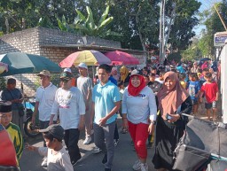 Desa Klompang Barat Pamekasan Gelar JJS Bersama Mulyono Anggota DPRD, Penutup Kegiatan HUT Ke 79 RI