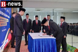 Menteri AHY Lantik 327 Pejabat Kementerian BPN/ATR, Ini Harapannya