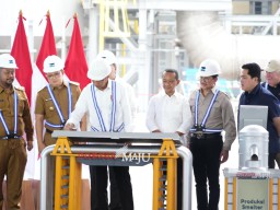 Presiden Joko Widodo Resmikan Produksi Smelter PT Freeport Indonesia