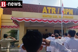 Peringatan HUT UUPA Ke-64 di Kantor Pertanahan ATR/BPN Kabupaten Banyuwangi Berlangsung Khidmat