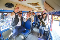 Mas Pj Jajal Shuttle Bus, Kenalkan Destinasi Wisata Kota Mojokerto 