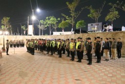 Jaga Kondusifitas Masa Kampanye Pilkada, Polres Mojokerto Kota Adakan Patroli Malam