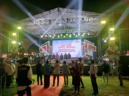 Malam Puncak Apel Siaga Pengawasan Pilkada Tahun 2024 Sukses