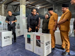 Pilkada Kota Mojokerto, Pj Wali Kota dan Ketua DPRD Mojokerto Apresiasi Persiapan KPU 