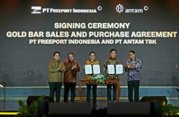 PT Freeport Indonesia Sepakati Jual 30 Ton Emas ke PT Antam
