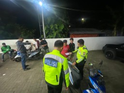 Patroli Pasca Pilkada 2024, Satlantas Polres Bangkalan Amankan 16 R2 dari Aksi Balap Liar