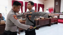 Polres Mojokerto Kota Gelar Latihan Jelang Ops Lilin Semeru 2024, Pastikan Kesiapan Pam Nataru 