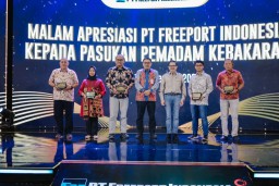 Gerak Cepat Damkarla Berbuah Penghargaan dari PT Freeport Indonesia