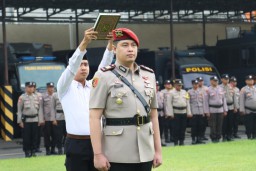 Kapolres Mojokerto Kota Pimpin Sertijab Kasat Reskrim dan Apresiasi Kinerja Pejabat Lama