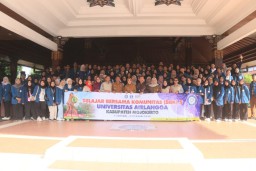 Bupati Mojokerto Sambut Peserta KKN-BBK Unair 2025