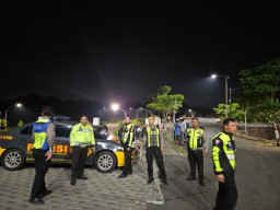 Polres Mojokerto Kota Siagakan Personel di Perbatasan Terluar, Tumbuhkan Rasa Aman Warga