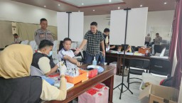 Pastikan Kesehatan Anggota, Polres Mojokerto Kota Laksanakan Rikkes Berkala Tahun 2025