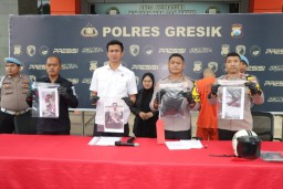 Polres Gresik Ringkus Pelaku Pembacokan Benjeng di Rembang Jawa Tengah 