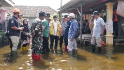800 Rumah di Jabon Terendam Banjir, Ini Respon Cepat Plt Bupati Subandi