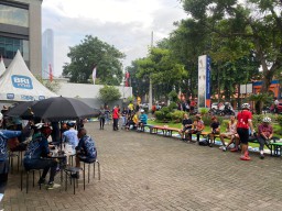 Berolahraga Sembari Mengenal Keuangan Digital di Tunjungan Loop BRI BO Surabaya Kapas Krampung