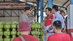 Kapolres Blitar Sidak SPBE, Pastikan Stok Gas LPG 3 Kg Aman