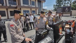 Kapolres Blitar Cek Sarpras Sat Samapta, Pastikan Kesiapan Personil Menjaga Kamtibmas