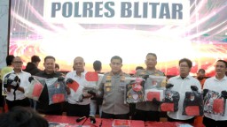 Polisi Tetapkan Tiga Orang Tersangka dari 11 Pesilat Pelaku Pengeroyokan di Blitar