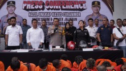 Belum Sebulan, Polrestabes Surabaya Ungkap 70 Kasus Curanmor dan Amankan 42 Tersangka