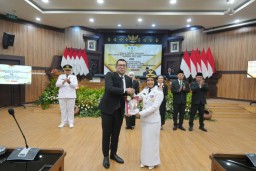 Sertijab Wali Kota Mojokerto, Gubernur Khofifah Harapkan Visi Misi Kota Mojokerto Selaras dengan RPJMD Jatim