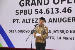 Resmikan SPBU Dinoyo, Bupati Mojokerto Harapkan Perekonomian Sekitar Terdongkrak
