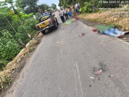 Kecelakaan Maut di Sutojayan Blitar,  Dua Orang Meninggal Dunia, Satu Luka-luka