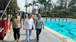 Bupati Mojokerto Sidak Tempat Wisata Rawan Bencana, Pastikan Libur Lebaran Aman