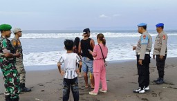 Polairud Polres Jember Tingkatkan Patroli Kawasan Wisata Pantai Saat Lebaran