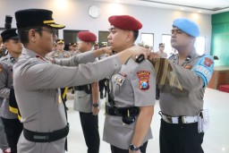 Kapolres Mojokerto Kota Pimpin Sertijab Kasat Res Narkoba