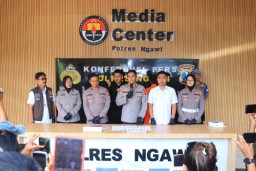 Hanya Butuh Waktu 6 Jam Polres Ngawi Amankan Tersangka Curanmor di Bringin