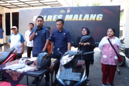Gercep Polres Malang Tangkap Maling Motor Kurir Yakult yang Viral di Medsos