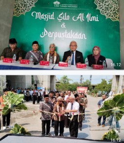 Masjid Silo Al Ilmi di Kompleks UISI, Pertama di Indonesia dari Bekas Penampungan Semen 