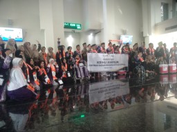 Perdana Tahun Ini, KBIHU MABRUR Muhammadiyah Gresik Berangkatkan 45 Jamaah Calon Haji