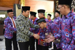 Hadiri Pelantikan PPDI Kabupaten Sidoarjo, Bupati Subandi: Sinergi Kepala Desa dengan BPD Ditingkatkan