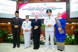 Hadiri Sertijab Bupati-Wabup Magetan, Gubernur Khofifah Pesankan Keselarasan RPJMN, RPJMD Prov dengan RPJMD Kabupaten