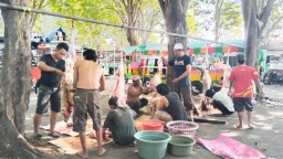 PWI, YDSF, Nurul Hayat, Bagikan Hewan Kurban kepada Anak Jalanan Terminal Gub Suryo