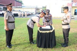 Bentuk Strategi Organisasi dan Penyegaran, Kapolres Mojokerto Kota Pimpin Sertijab Kasatlantas