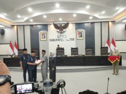 Rapat Paripurna DPRD Kab Blitar, Bupati Sampaikan Ranperda Pertanggungjawaban APBD 2024