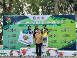 Cabor Dayung Kontingen Gresik Borong 6 Medali Emas di Porprov IX Jatim