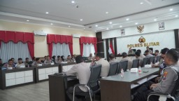 Polres Blitar Gelar Latpraops Patuh Semeru 2025, Siap Wujudkan Kamseltibcarlantas yang Aman